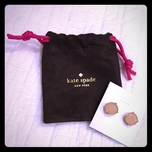Kate Spade Blush Stud Earrings